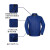 雷克兰/Lakeland 标准款上衣夹克 阻燃服工作服 宝蓝色XL 1件装 FRC77J 企业定制