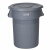 白云清洁（baiyun cleaning）AF07510 圆形塑料水桶 物业带盖垃圾桶清洁桶杂物桶 80L无底座