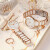 小CK陶瓷手表女士空学生防水表三八妇女节礼物实用送情人生日礼物 8006带钻白壳白面-玫白钢带