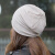 初构想（CHUGOUXIANG）化疗后女帽子春夏季薄款透气化疗帽女薄光头睡帽月子帽中老年包头 贴标KUV-黑色 薄款包头帽
