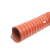 龙代 耐高温风管红色矽胶管300度热风硅胶管防火阻燃钢丝软管通风管 内径40mm 4米一根