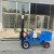 小型简易电动叉车四轮座驾式堆高车仓库液压升降装卸车搬运车 蓝色 0.5吨定制