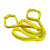 起重圆形吊带绳 工业起重柔性吊装带国标双扣环圆形吊车吊带5吨3 双扣3吨6米