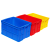 物料盒周转箱加厚长方形大号带盖储物收纳盒子养龟箱胶箱塑料筐物 500-300(外径560*420*310)