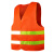 者也（ZYE）反光背心反光衣反光马甲公路工程施工汽车交通安全警示马甲 环卫执勤骑行安全服 晶格橘色