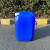 京采无忧 塑料化工桶 塑料油桶方桶储水桶堆码桶 特厚30L升四条楞加固蓝色