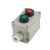 控制按钮LA53-2H启动停止自复位按钮3挡旋钮远程控制按钮盒 1H  一扭绿按钮