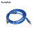 (RunesKee) USB2.0打印机数据线高速方口连接转接线 A公对B公 带屏蔽磁环 透明蓝 【1.42米 10条装】