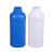 级塑料圆瓶250ml500毫升1L样品解胶剂瓶避光密封瓶试剂色精瓶 500ML黑色瓶子