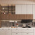 志邦（zbom）整体厨柜定制厨房简约石英石台面橱柜定做一体开放灶台柜简语 3.6米地柜+3.6米台面+1.5米吊柜