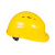 代尔塔/DELTAPLUS102012防撞头盔男女安全帽建筑工地工程通风透气防砸赠下颚带企业专享黄色1顶