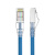 千天（Qantop）QT-WP21L 六类非屏蔽网络跳线 工程级CAT6类网线 3米纯铜成品网线蓝色