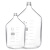 DURAN GL45生产专用玻璃瓶 透明 加厚设计 不带螺旋盖和倾倒环 20000ml 1160100