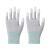 德威狮防静电尼龙13针碳纤维涂指手套手指涂胶劳保防滑透气电子装配手套 碳纤维涂指灰色/L号