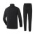NIKE耐克新款儿童运动套装 户外拉链长袖外套长裤两件套DH9661-010 黑色 L