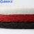 蓝鲸环卫 17寸 红片 百洁垫白红黑色抛光垫打蜡清洁布LJHW-9106