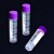 无码冻存管0.5/1.5/1ml冷冻管 多色 25个/包配套盒子 88-0155 (1.5ml紫色可立)