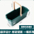 适用于长方形塑料水桶洗涮拖布桶拖地墩布桶可排水海绵拖把桶单卖 墨绿色基础款