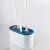 京斯坦无死角刷S型T型清洁刷卫生间厕刷 蓝色三件套刷子（2件）