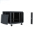 图滕W6809U宽60深80高50CM前玻璃门黑色小型办公服务器800-1000加深机柜可放置1-3台设备可定制
