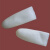 20个50个100个劳保乳胶橡胶工业加厚耐磨麻点切口颗防滑手指套 白色颗粒防滑中号M(100个)
