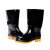 纳仕徳 XM9543 雨鞋水鞋防滑耐磨耐油塑胶套鞋防汛胶鞋雨靴 中筒 黑色 40码