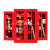 康迪普 微型消防站消防柜消防器材全套建筑工地柜灭火箱消防工具放置柜 双门消防柜1600*1200*400mm