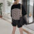 VFKZ五十岁女人适合的时髦服饰春秋装二八月外套女款新款洋气矮个子减 黑白格 M（90斤至105斤）