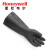 霍尼韦尔2095025黑色防护手套 巴固耐酸碱加长加厚氯丁橡胶防化手套41CM 3000袖套+手套+手套环 10