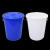 定制适用大垃圾桶带盖分类大号商用厨房酒店户外环卫厨余塑料圆桶160L 160L白色单桶送袋子