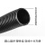 GEIYURIC塑料波纹管PE波纹管电线软管穿线管塑料套管聚乙烯保护管可开口 PE-AD10(内径6.5mm)100米
