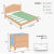 凯洛威新款欧式床双人1.8x2米主卧1.5米家用经济型单人大床 纯白色全实木单床 1500mm*2000mm