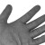 HANVO恒辉安防 NJ3150Q 防割手套 5级防切割防刺耐磨防滑舒适透气劳保手套 黑色(一双) M码/8寸