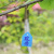 清波（QB） pvc防水吊签 园艺记号标签吊牌标签 4.5x3 cm【1000张】蓝色	