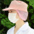 厂车间工作帽帽网帽工厂白色透气防尘卫生帽子可定制 粉红色_加强面料款