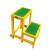 适配JYD钢移动绝缘凳双层可移动检修绝缘台电工绝缘凳环氧树脂玻 60cm高双层30*50cm台面