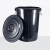 标燕 【黑色160L】大垃圾桶大号黑色户外环卫厨房无盖带盖圆形灰色商用塑料特大号桶ZTT-HSST-9001
