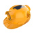 适用于太阳能充电双风扇安全帽夏季头盔男工地施工通风降温带头灯 黄色双风扇12000 -豪华版
