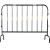 龙禹盛 铁马护栏 防护栏 移动式围挡 道路临时隔离栏 可移动防撞围栏 黑黄带板1*1.5m 单位：件