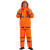 大杨RF715牛津布双层反光雨衣雨裤套装 橘色186-190 防汛救援分体透气安全警示服 定制