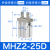 创思艺SMC型气动手指气缸mhz2-16d小型平行气爪夹具10D/20d/25d/32S/40L MHZ2-25D精品 