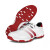 PGM 新品 高尔夫球鞋 男士防水鞋子 防侧滑鞋钉 旋转伸缩鞋带 XZ160-白红色 45
