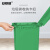 安赛瑞 分类脚踏垃圾桶 新国标加厚塑料垃圾箱 户外大号工业商用环卫 绿色30L 700055