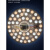 澳颜莱吸顶灯芯 LED灯源遥控三色光灯芯模组灯片环形灯管替换马蹄形灯芯 24+24瓦三色光直径17.5厘米 直径
