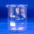 冰禹 BY-7002 玻璃烧杯 耐高温刻度杯 加厚玻璃仪器 实验器材 小学科学实验室烧杯 5000ml