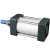 配件定制莱泽亚德客型SC小型气缸适用气动标准SCJ63/80*25 50 75 透明 SCJ63*25--25
