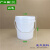 食级透明塑料桶水桶涂料防水密封包装桶1-25KG升带盖油漆桶 10L白色食级