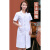 医生白大褂长袖女服冬季长袖化学实验室服护士工作服研究生 女士短袖 XL