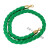 不锈钢一米线钛金丝绒绳挂钩挂绳麻花绳礼宾杆绳绒布绳迎宾柱绒绳 绿色绒绳