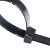 海斯迪克 黑色扎带 尼龙自锁式塑料理线带扎线束带 长50cm宽7.5mm 100条 HKHE-022